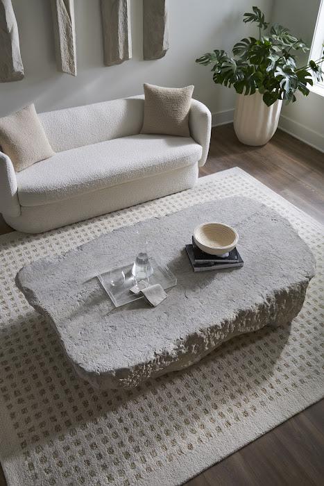 Quarry Coffee Table, Extra Large, Roman Stone