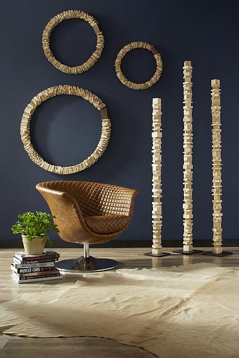 Stacked Wall Ring, Bleached, SM