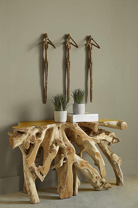 See, Speak, Hear No Evil Wall Art, Resin, Bronze, Set Of 3