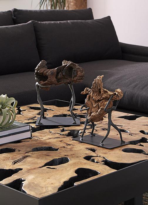 Atlas Tabletop Sculpture, Freeform High Lift, With Base