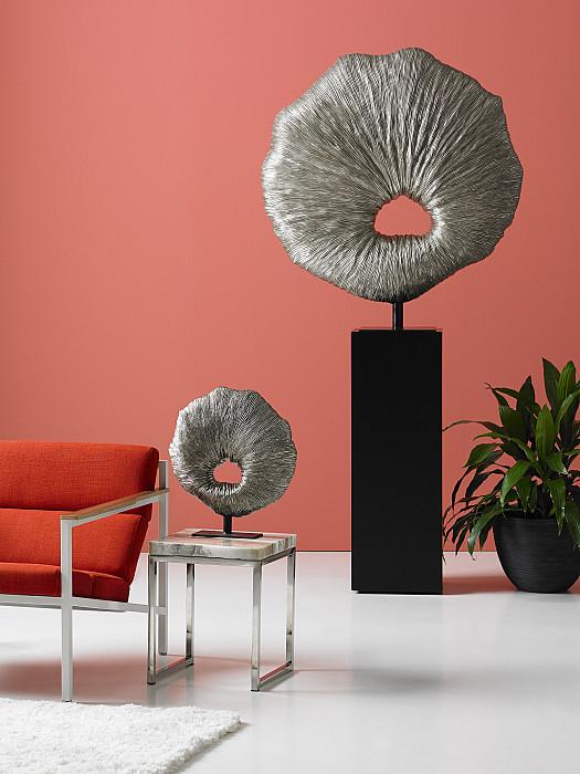 Fungia Sculpture, Silver Leaf