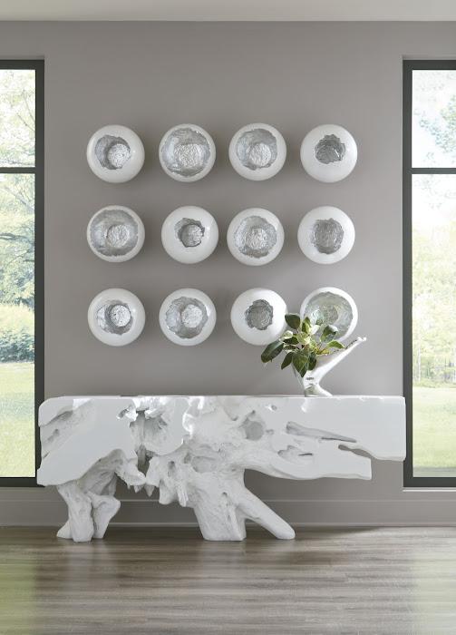 Freeform Console Table, Gel Coat White, LG