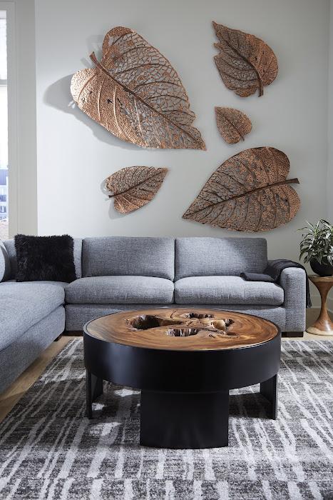 Birch Leaf Wall Art, Copper, SM