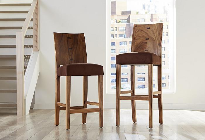 Origins Counter Stool, Chamcha Wood, Natural