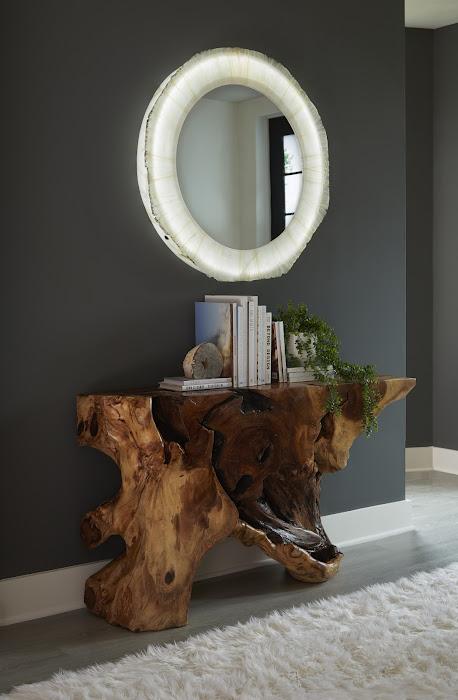 Onyx Mirror, White