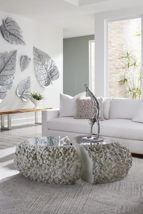 Origins Straight Edge Bench, Brushed Stainless Legs