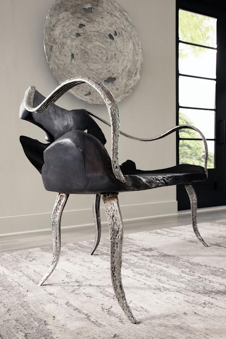 Graven Live Edge Bench, Black