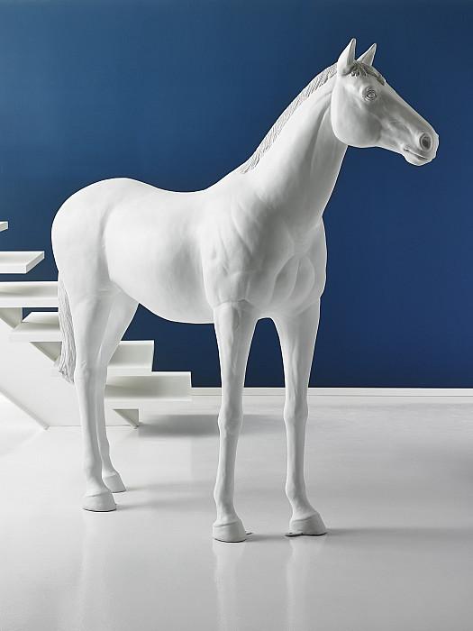 Life Size Horse, White