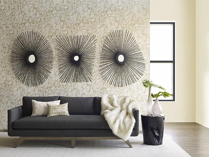 Spoke Mirror, Burnt, Square