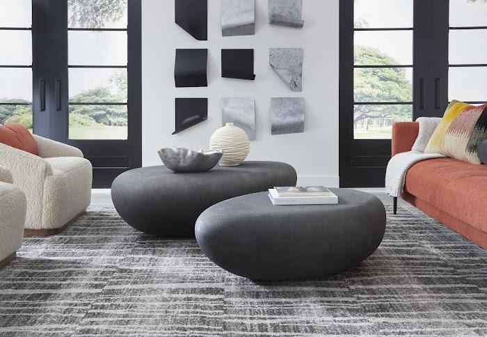 Cast Onyx Bowl, Silver Leaf, Small