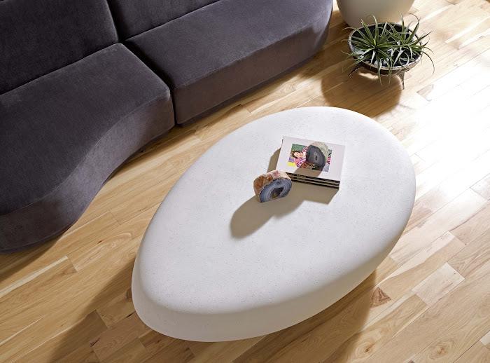 River Stone Coffee Table, Roman Stone, Extra Large