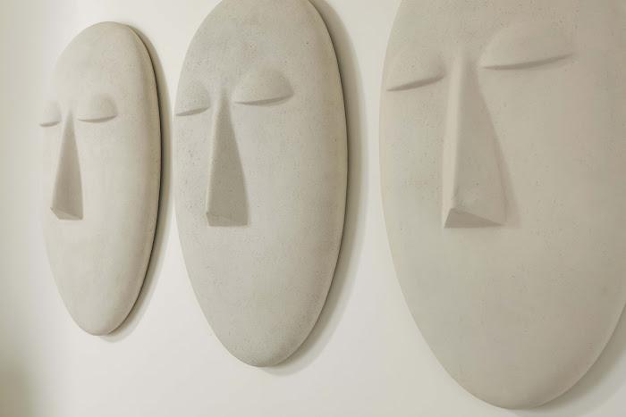 Emerging Face Wall Art, Roman Stone