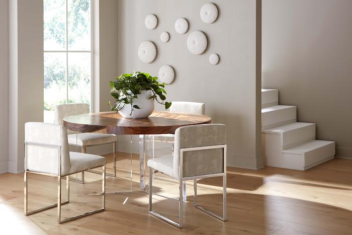 Frozen Dining Chair, Off White