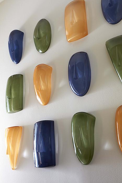 Oval Cycladic Wall Art, Blue