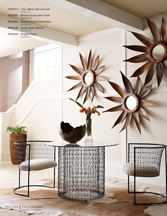 Burled Bowl, Resin, Bronze Finish