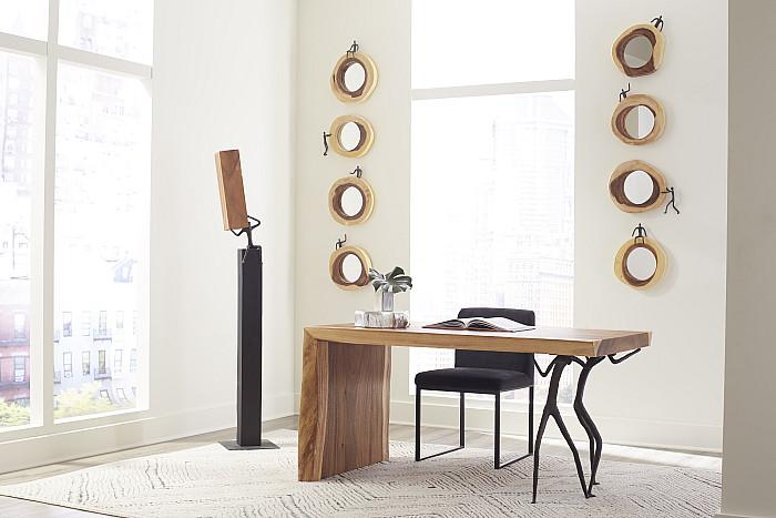 Atlas Cross Cut Mirror, Small, Half Man, Right