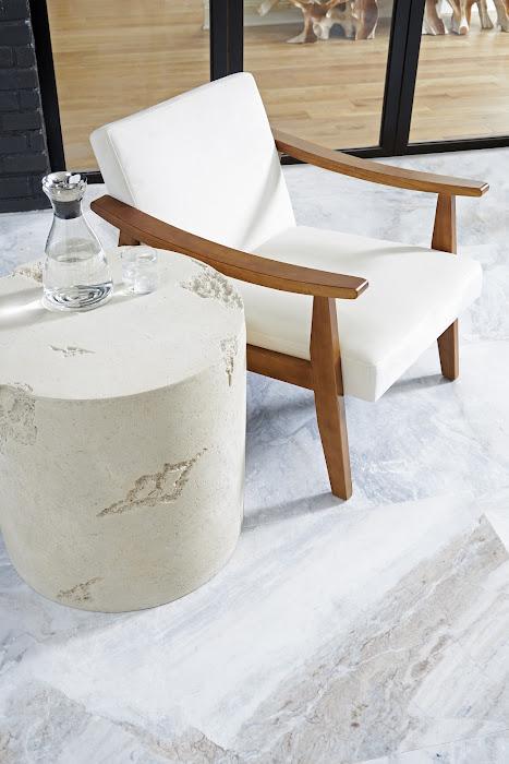 Formation Side Table, Roman Stone