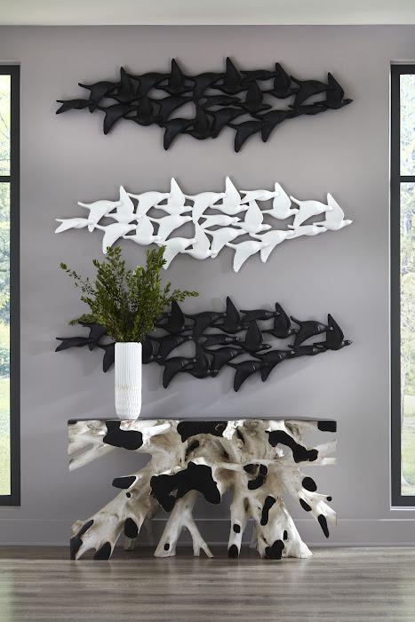 Flock Of Birds Wall Art, Blackv