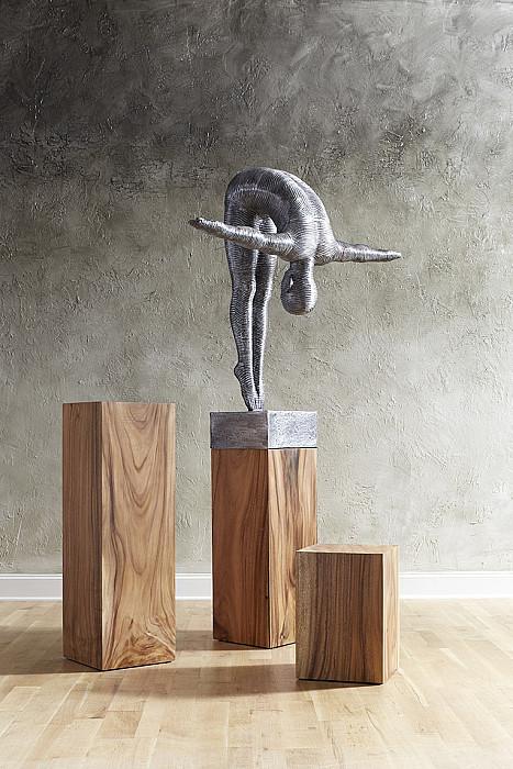 Prism Pedestal, Large, Natural