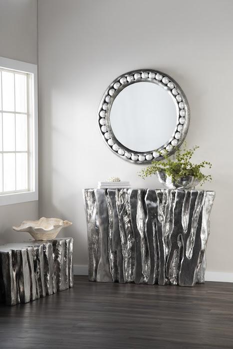 Freeform Root Bench, Silver Leaf