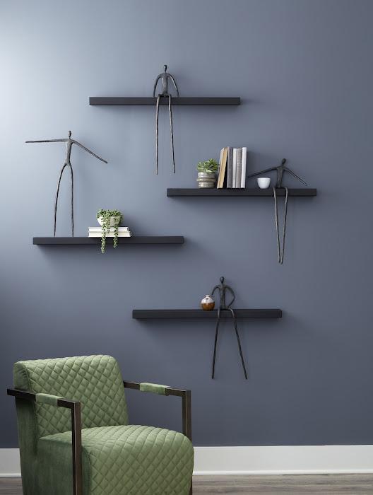 Moveable Man on Shelf, Sitting, A