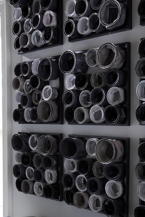 Paint Can Wall Art, Square, Mixed Neutrals, Assorted SM