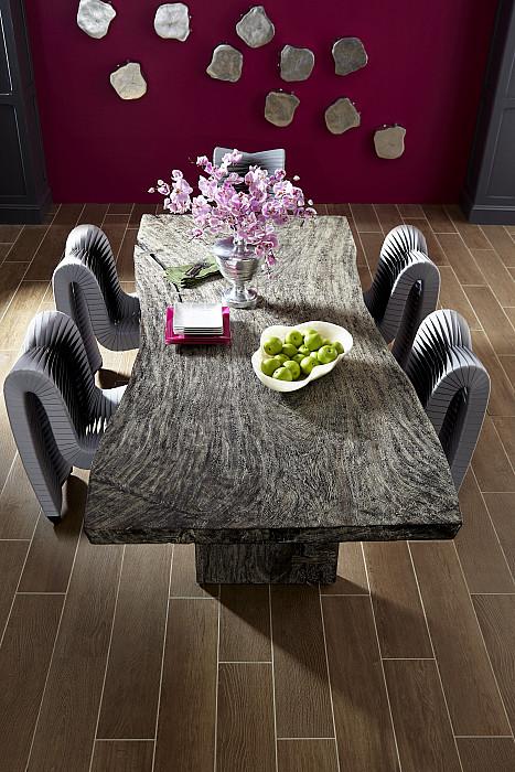 Seat Belt Dining Chair, Gray/Black