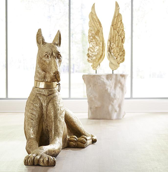 Great Dane, Gold Leaf, Right