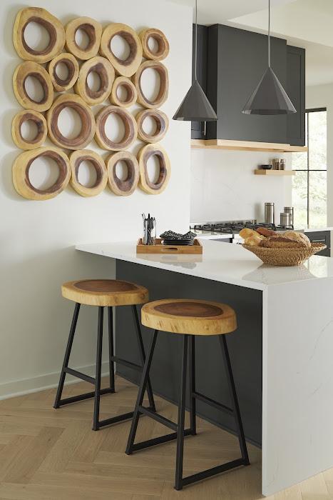 Chuleta Rings Wall Art, Chamcha Wood, Square, LG