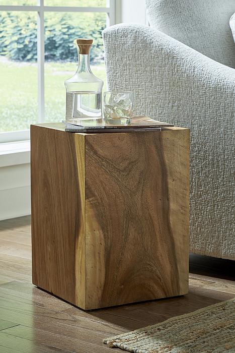 Prism Pedestal, Small, Natural