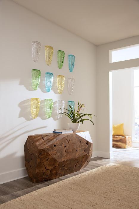 Glass Face Wall Tile, Blue