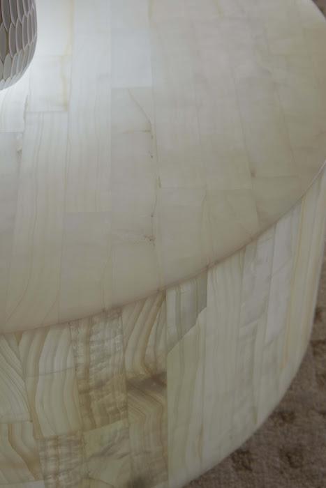 Onyx Round Coffee Table, White