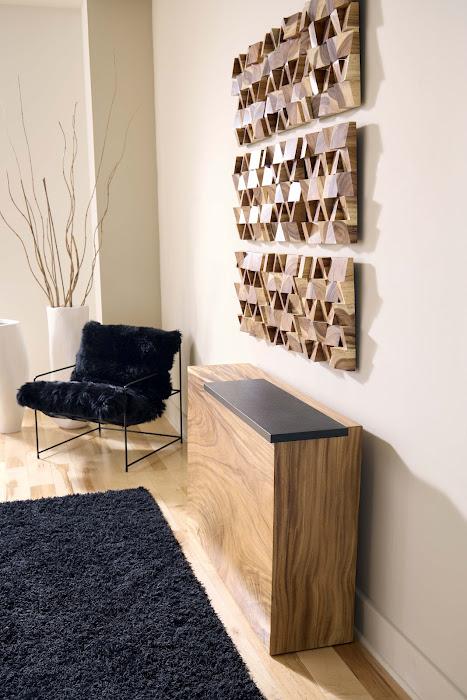 Plateau Console Table, With Shelf