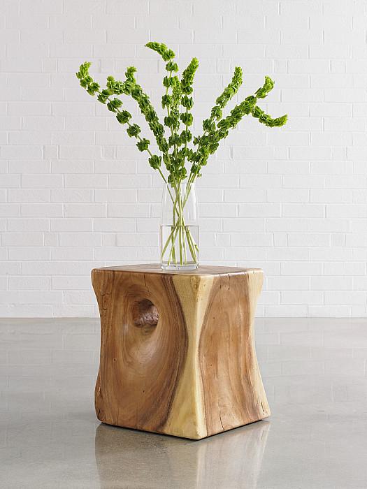 Peek a Boo Side Table, Natural