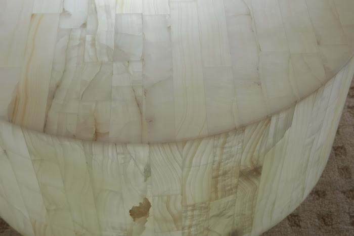 Onyx Round Coffee Table, White