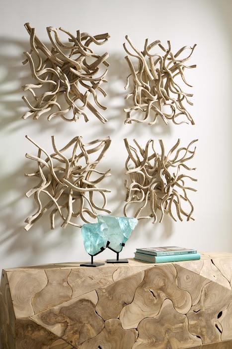 Vine Wall Tile, LG, Bleached