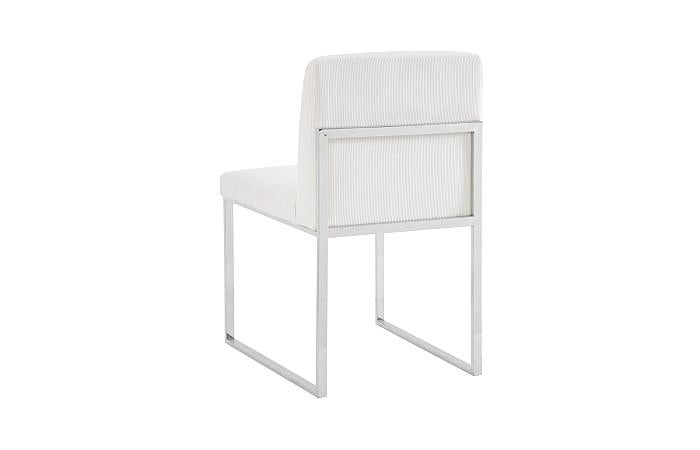 Frozen Dining Chair, Corduroy White