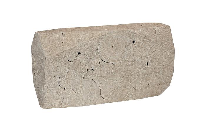 Prism Console Table, Oat Finish