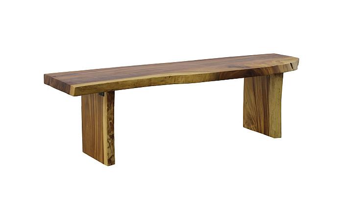 Freeform Bench, Natural, Live Edge