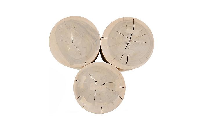 Triflora Side Table, Bleached, Small