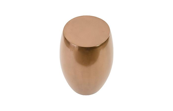 Vex Side Table, Polished Bronze