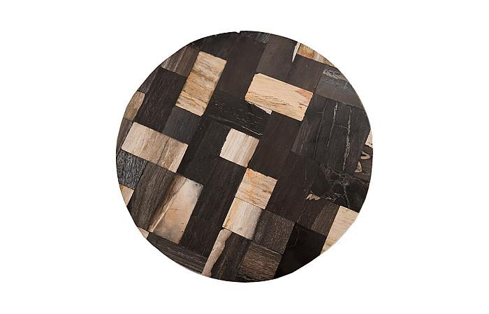 Petrified Laminate Stool, Brown/Black