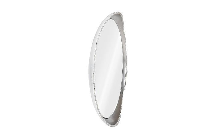 Broken Egg Mirror, Silver Leaf