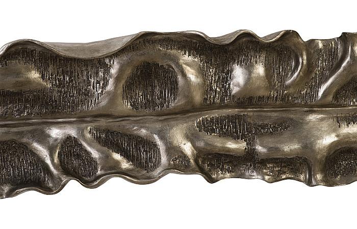 Petiole Wall Leaf, Silver, Colossal, Version A