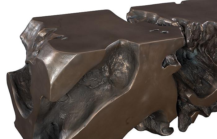 Freeform Bench, Bronze