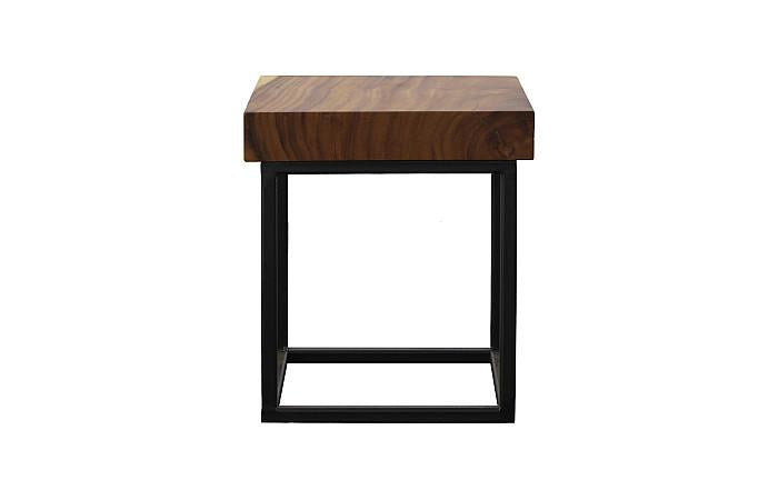 Cubic Side Table, Black Base