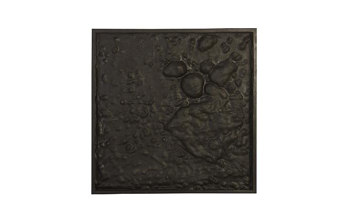 Splotch Wall Art, Square, Silver Leaf