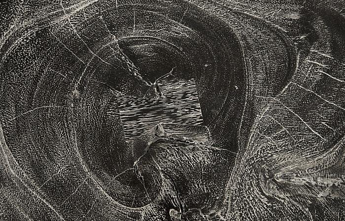 Stump Stool, Gray Stone