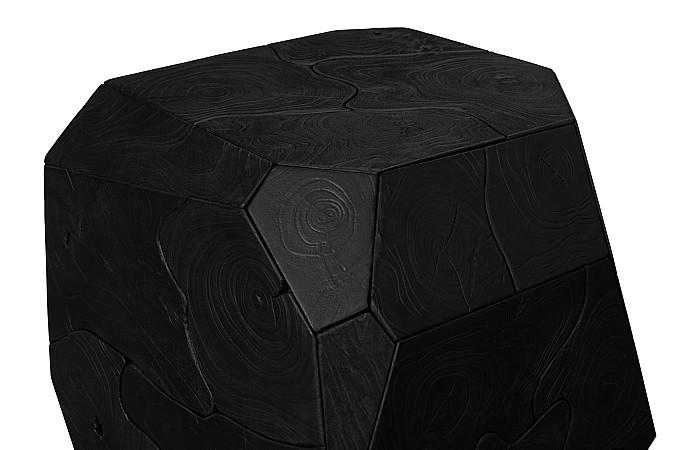 Prism Side Table, Black Finish