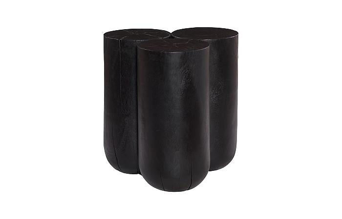 Triflora Side Table, Black, Large